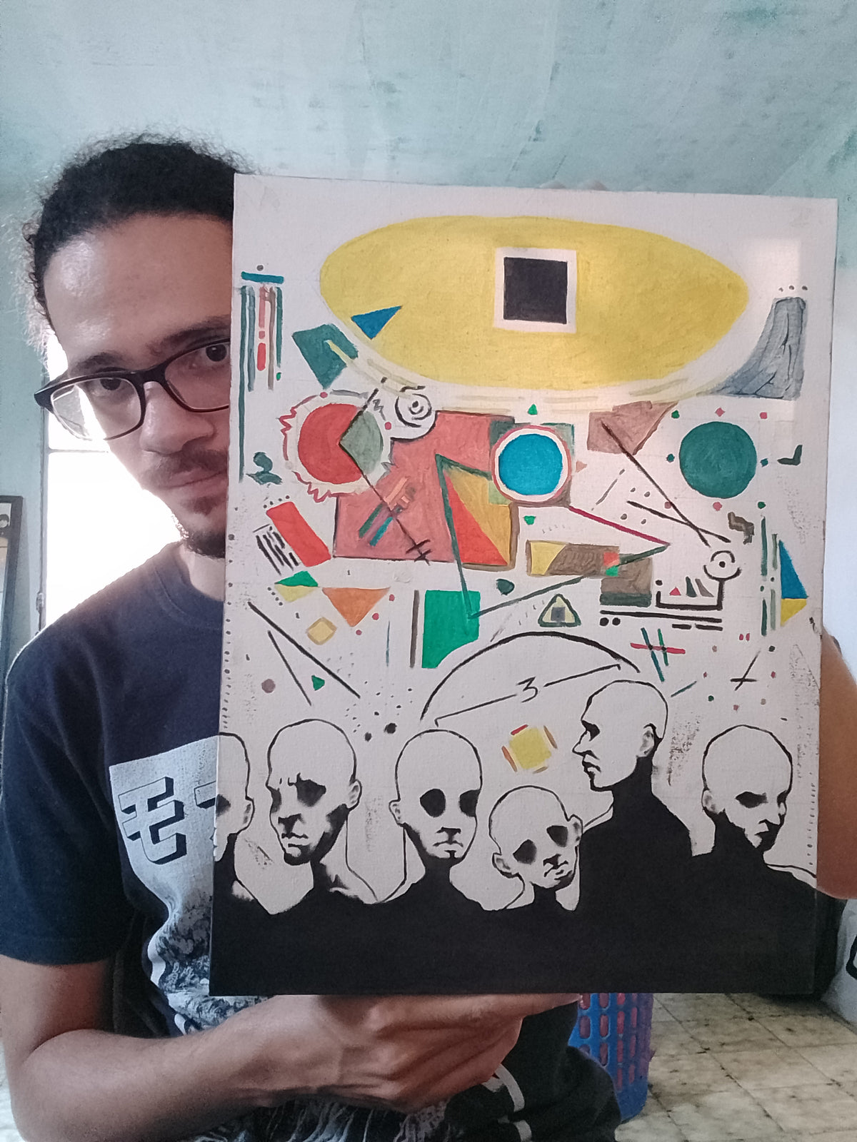 ALHEIOS ÀS FORMAS - PINTURA ORIGINAL - ARTE ABSTRATA