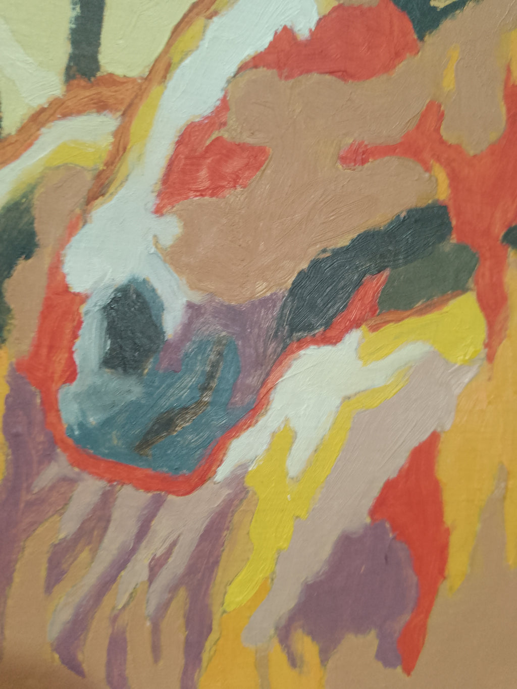 CAVALO NO CAMPO - PINTURA ORIGINAL