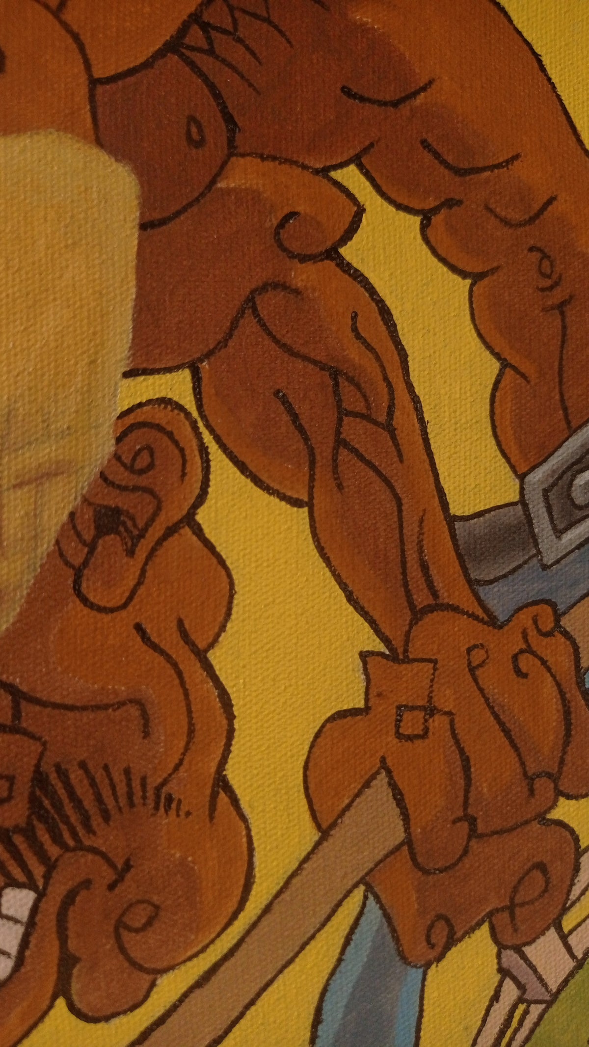 TRABALHANDO SOLO - PINTURA ORIGINAL