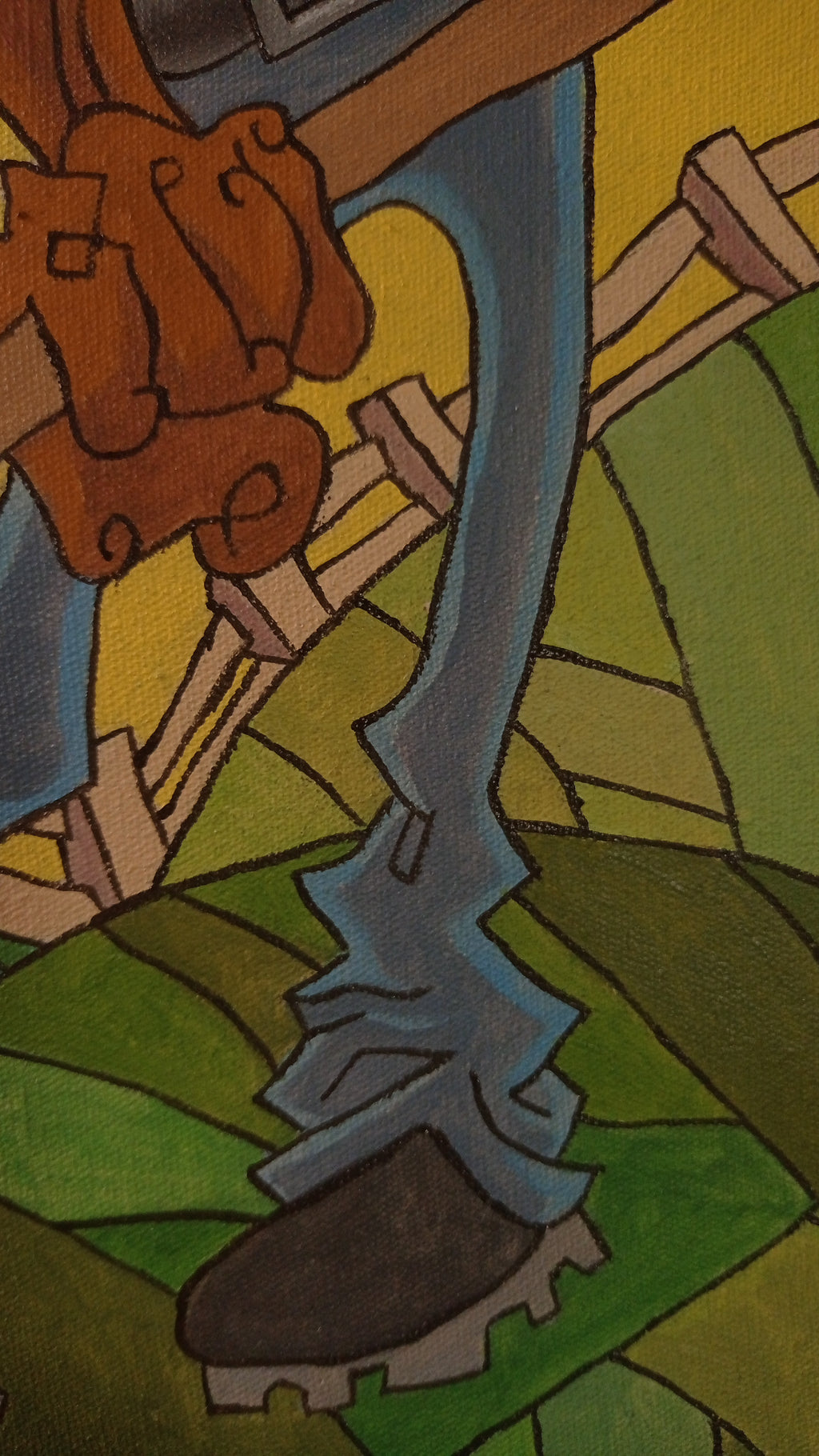 TRABALHANDO SOLO - PINTURA ORIGINAL