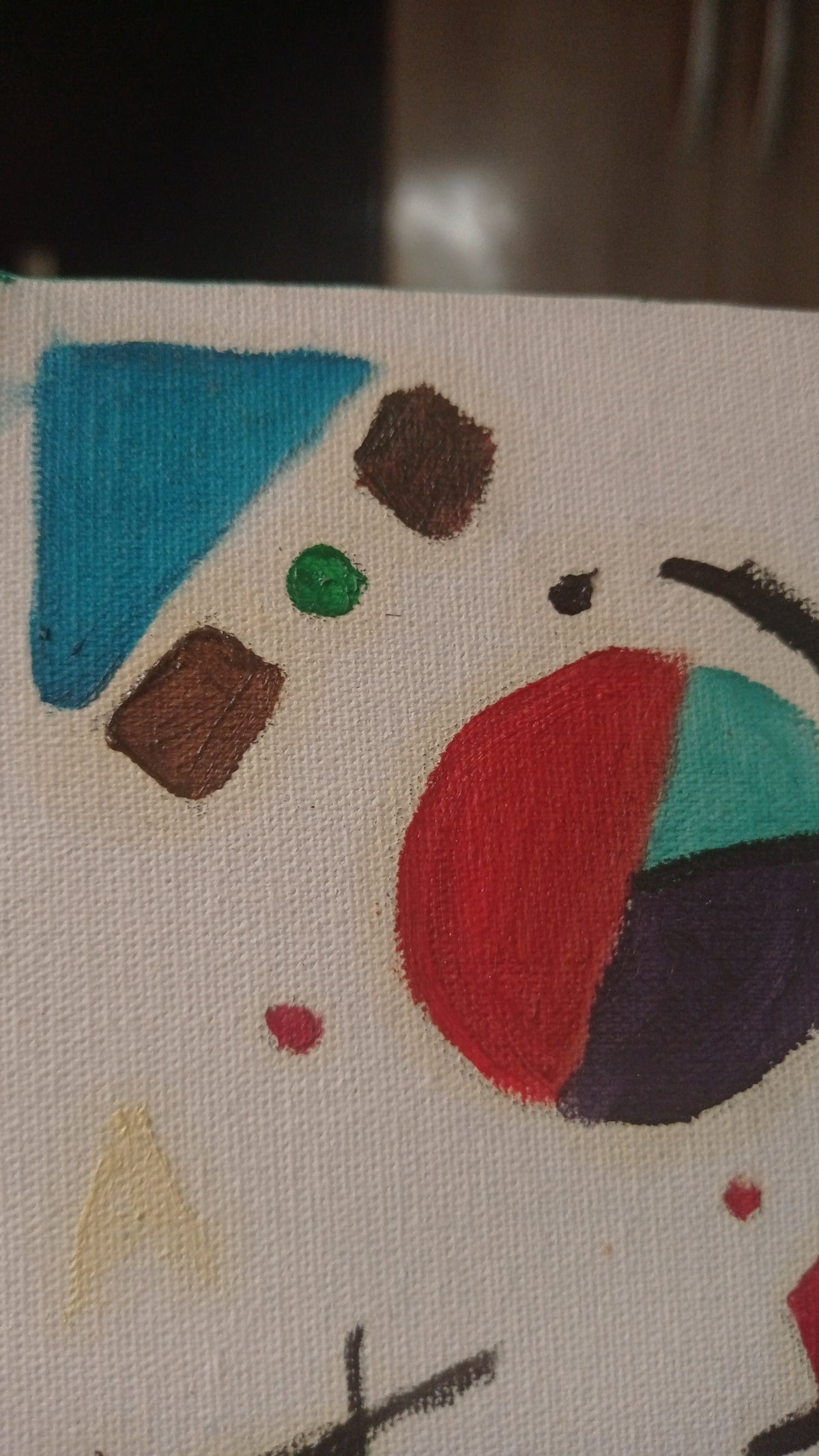 VESTIDA DE VERDE - PINTURA ORIGINAL - ARTE ABSTRATA