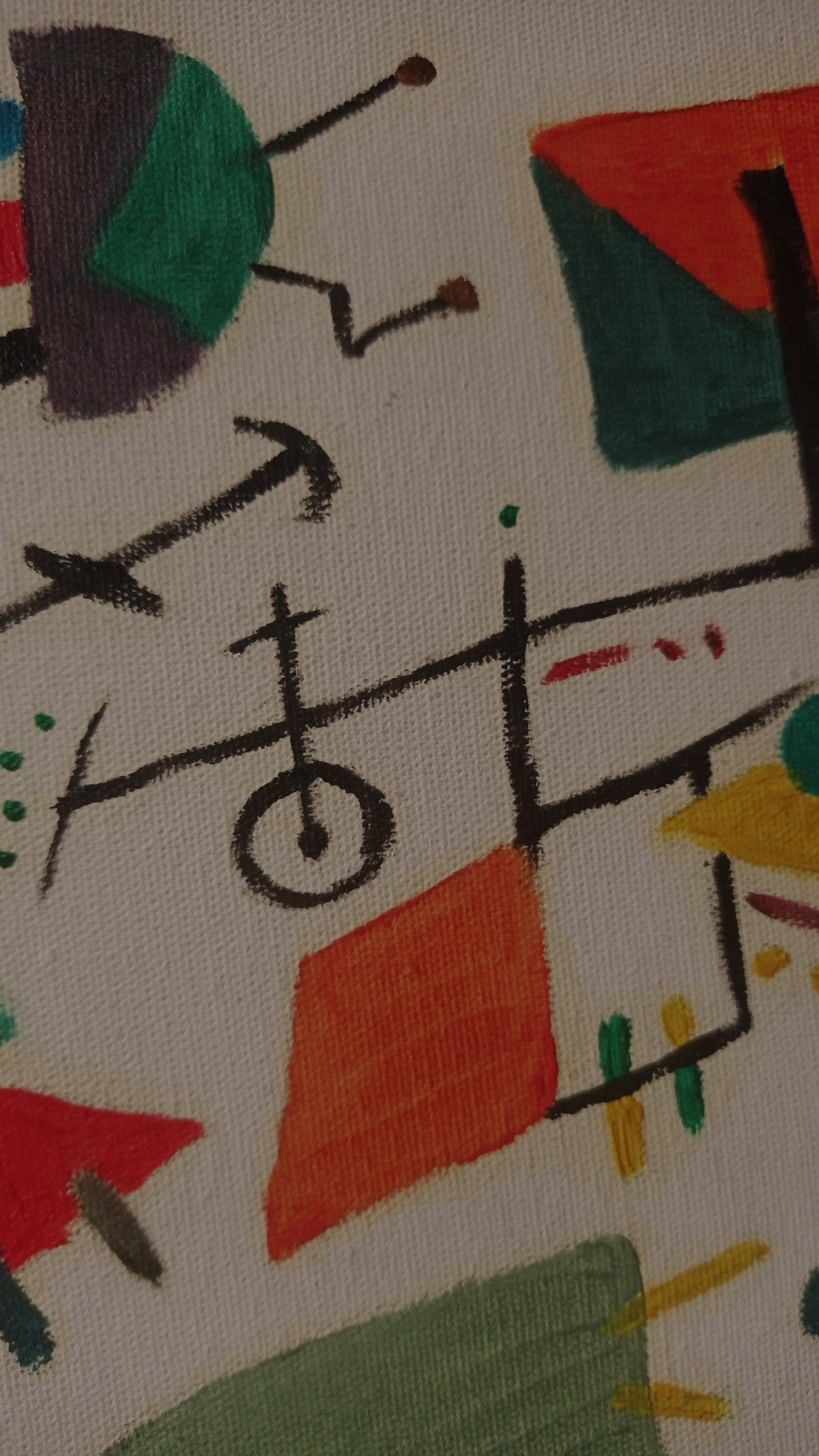 VESTIDA DE VERDE - PINTURA ORIGINAL - ARTE ABSTRATA